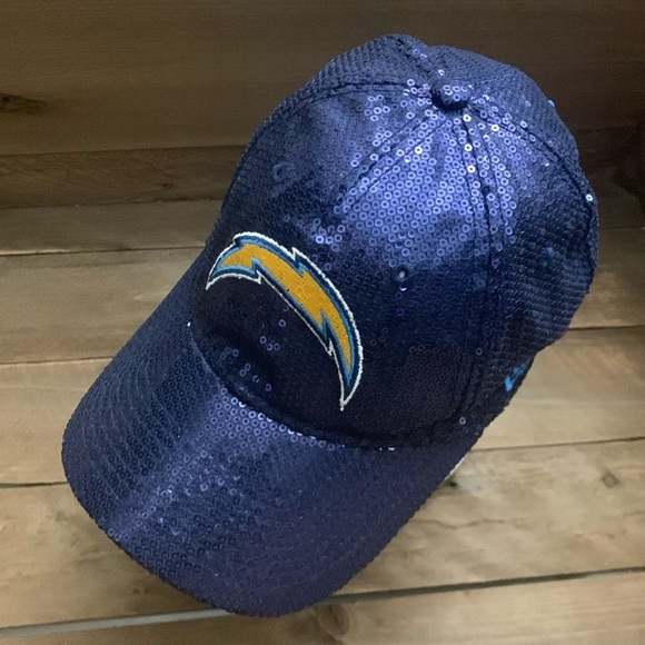 PINK Victoria's Secret Accessories - Los Angeles Chargers Women's Victoria's Secret PINK® Bling Sequin Dazzle cap